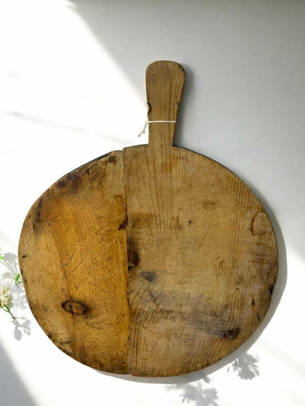 Wooden Cutting Board   Rustic Kitchen Decor, Cheese Serving Tray, Coffee Table Centerpiece photo for sale