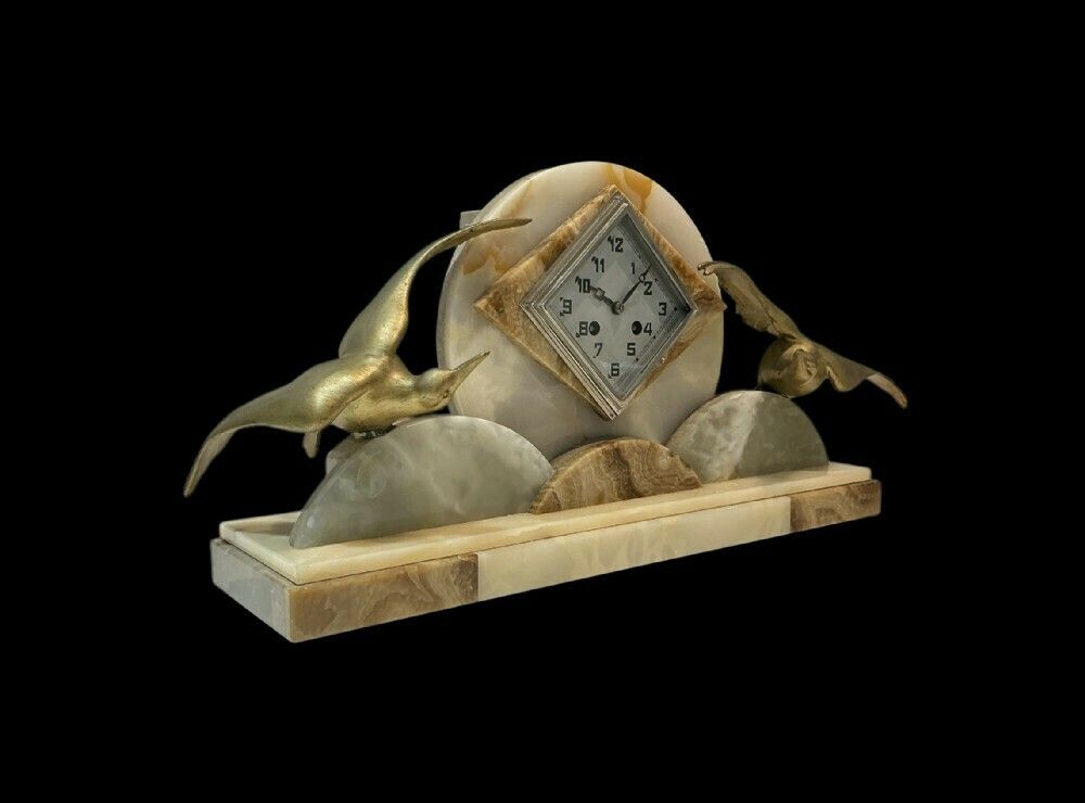 Art Deco French Clock photo for sale