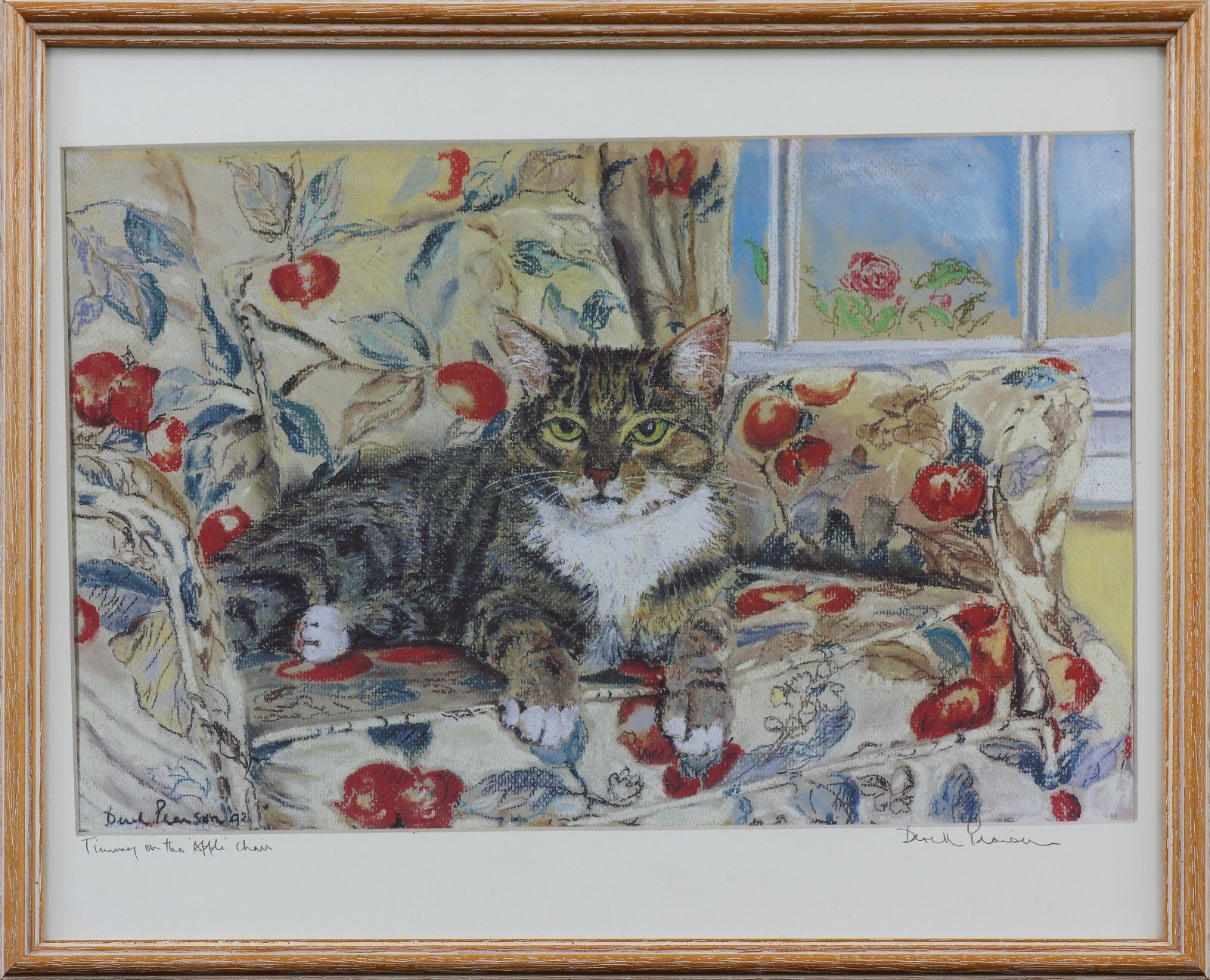 Modern Print By Derek Pearson. Titled "Timmy On The 'Apple' Chair". photo 50.0