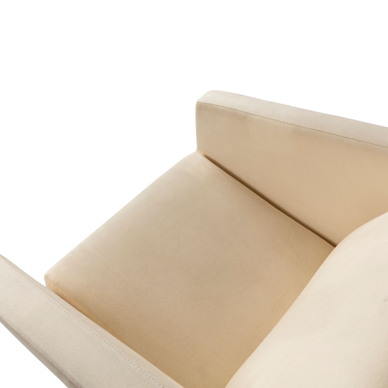 Fauteuil Fsm Pavlo en tissu, crème photo for sale