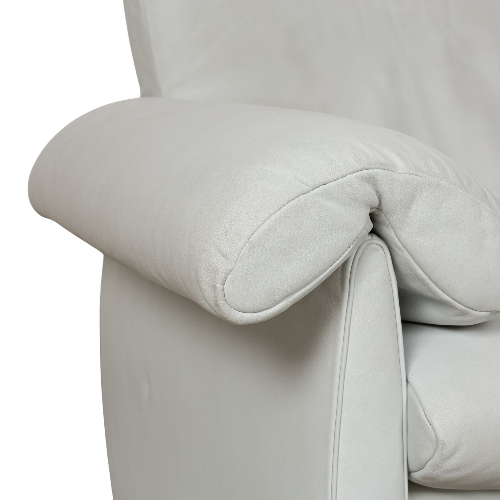 Fauteuil De Sede DS 10 en cuir blanc photo for sale