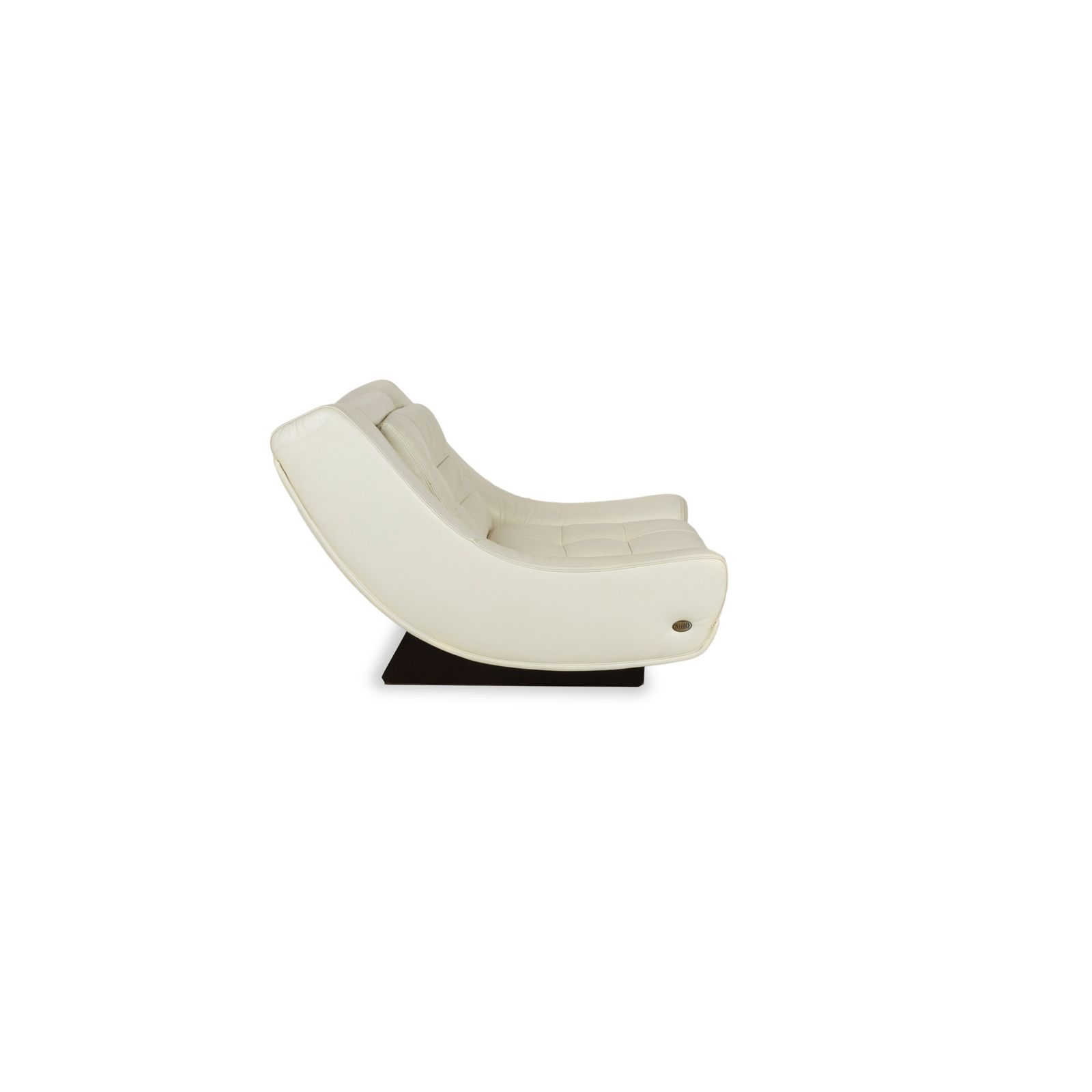 Nieri Leather Armchair Cream photo vintage