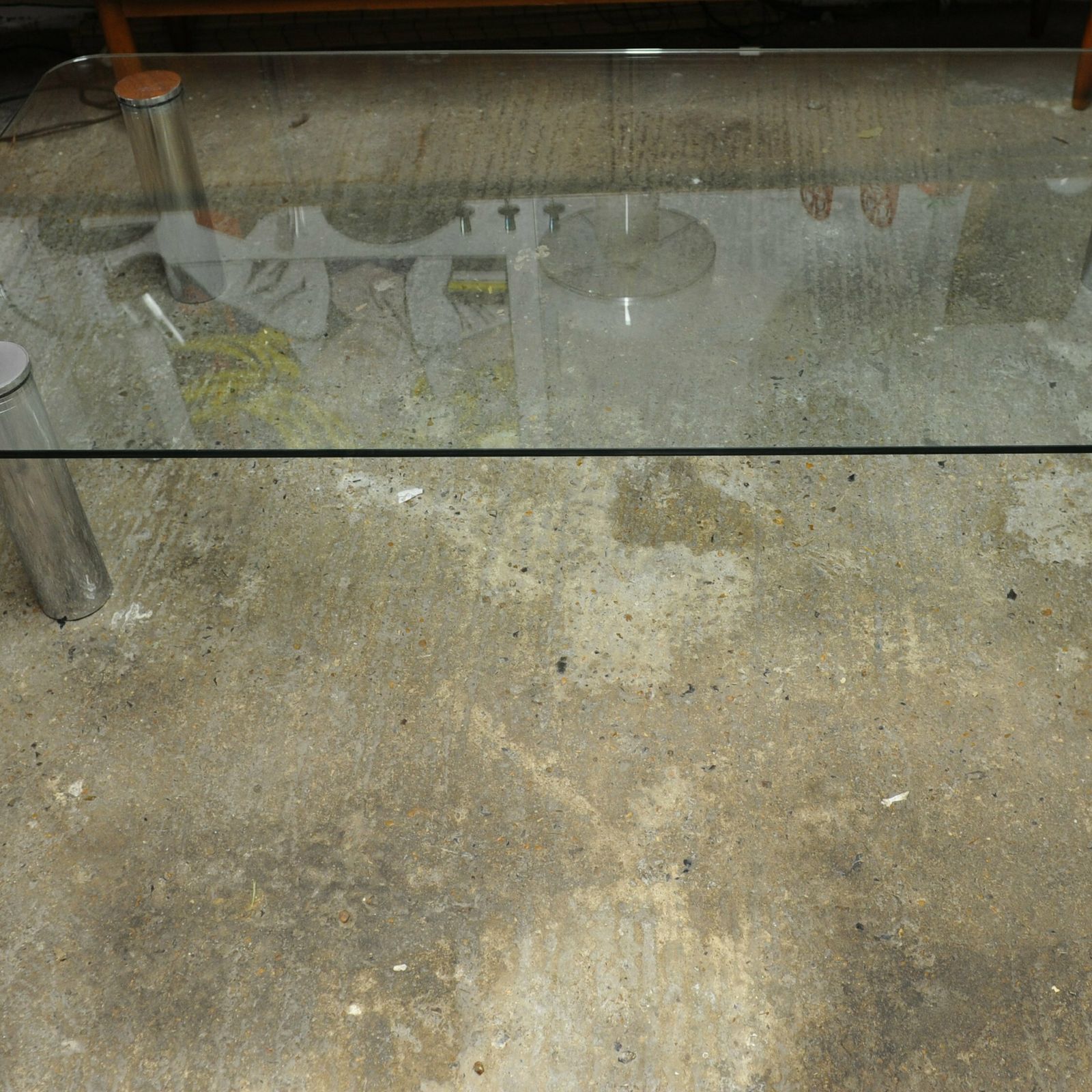 Large Glass And Chrome Coffee Table By Marco Zanuso For Zanotta, Italy, 1960s photo vinterior