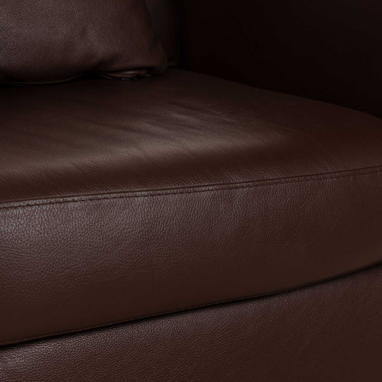 Machalke Leather Armchair Brown photo Furniture