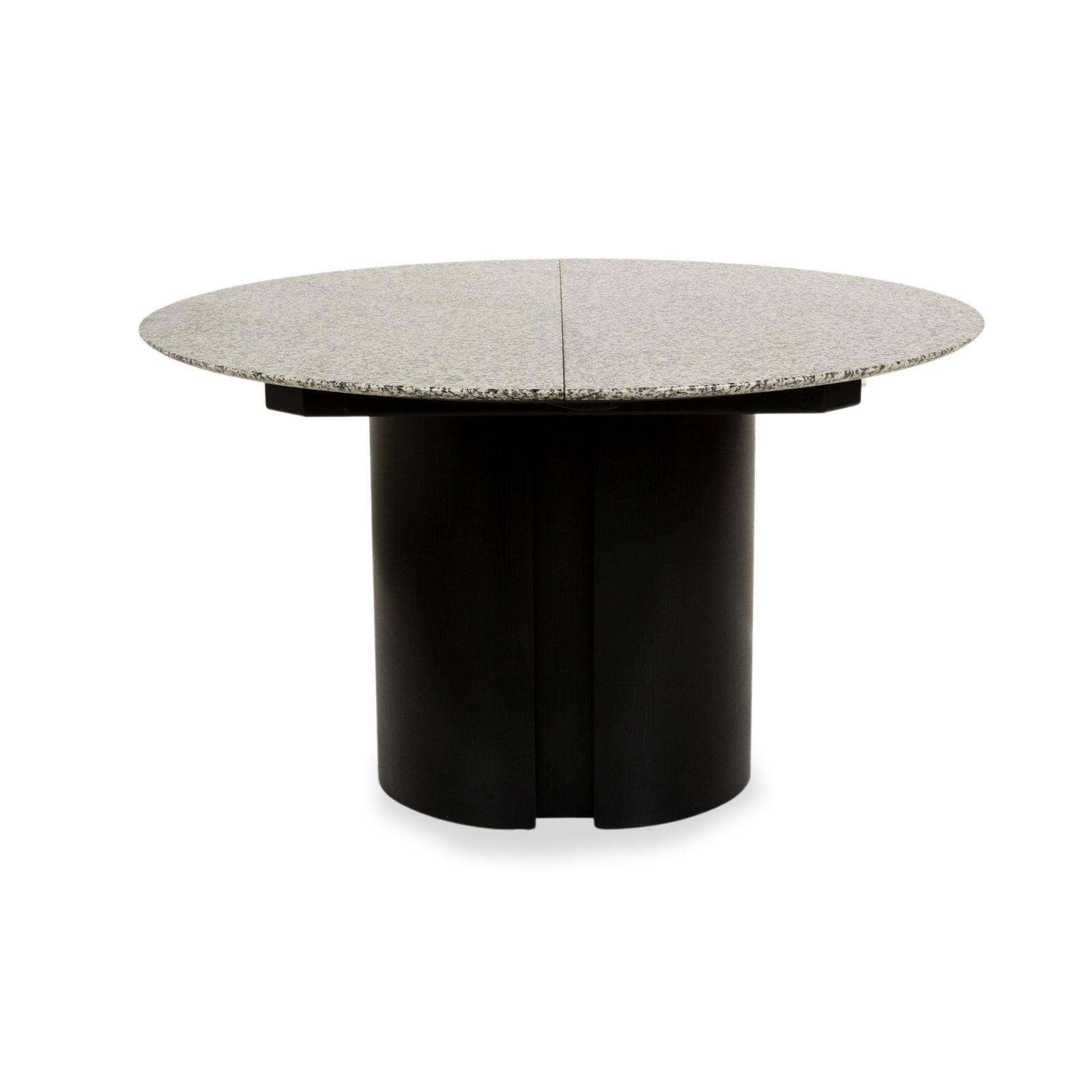 Table à manger Draenert 1226 en marbre gris, extensible photo vintage