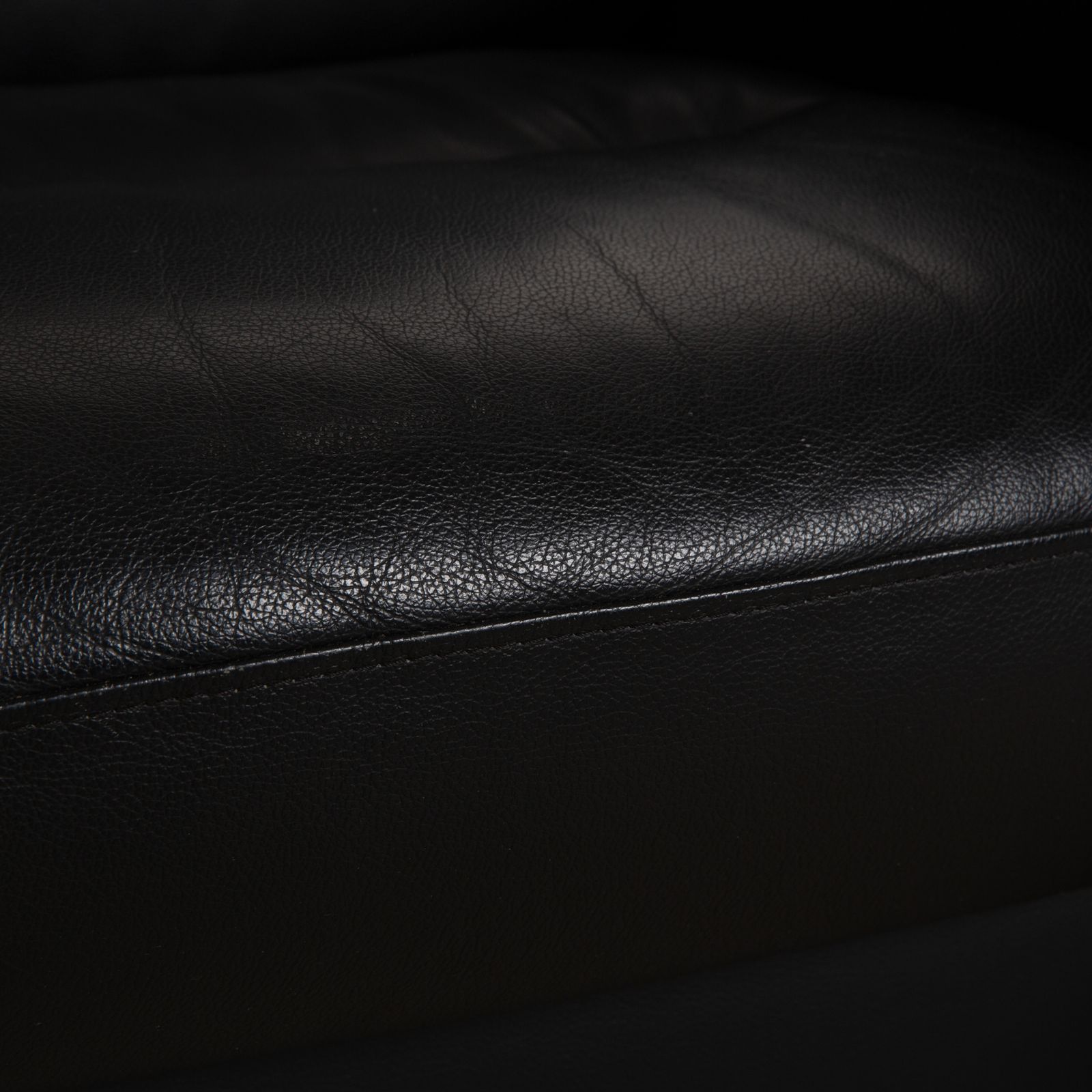 Stressless Wave Leren Tweezitsbank Zwart – Handmatige Functie photo Meubels