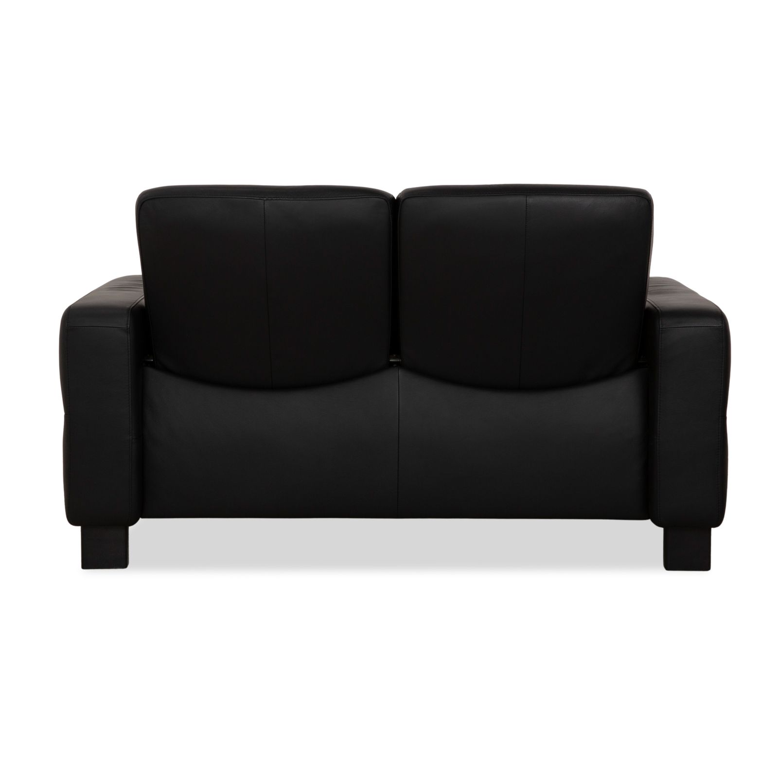 Meubels Stressless Wave Leren Tweezitsbank Zwart – Handmatige Functie photo