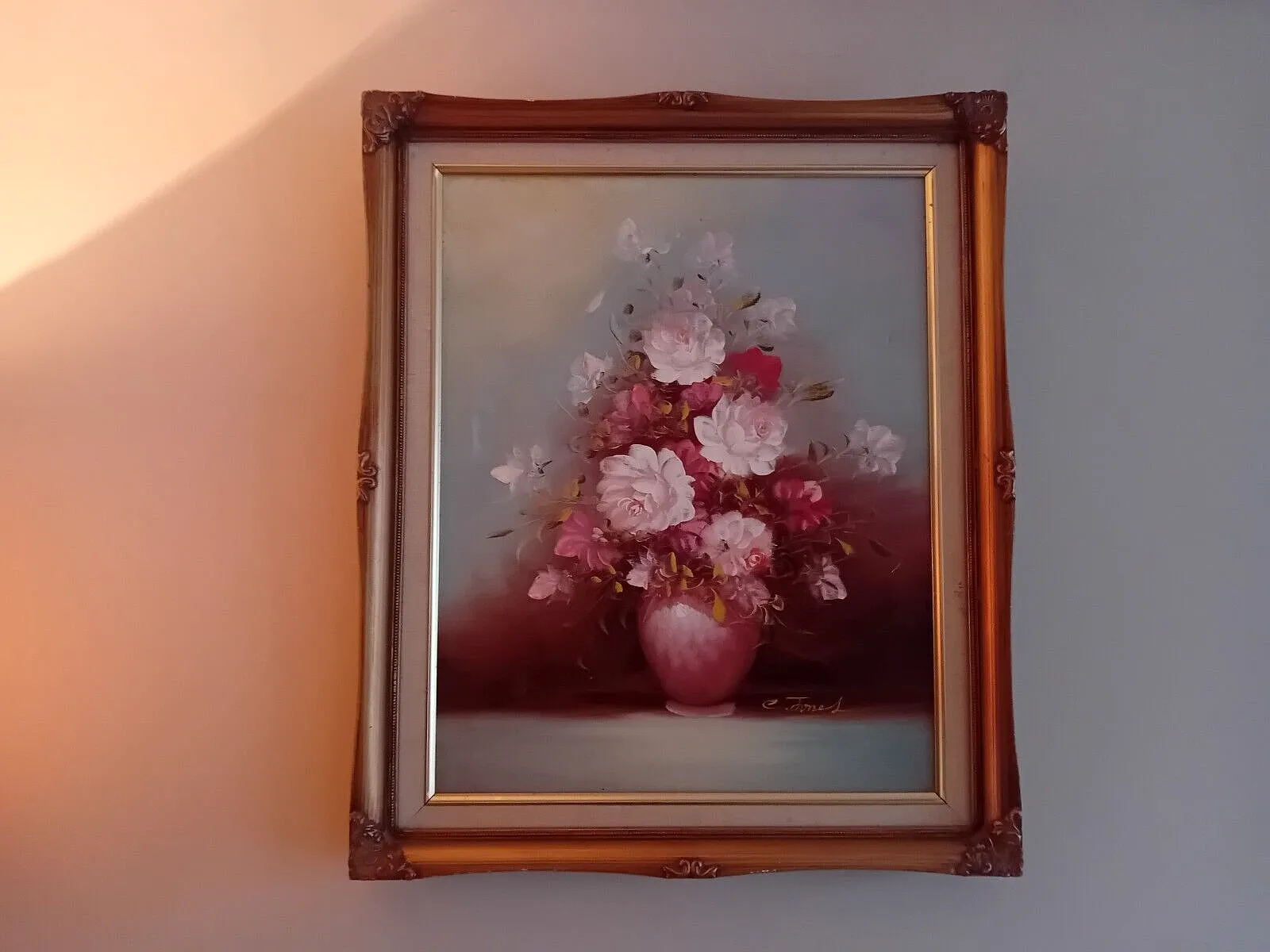 Beautiful  Original Oil On Canvas By C Jones photo for sale
