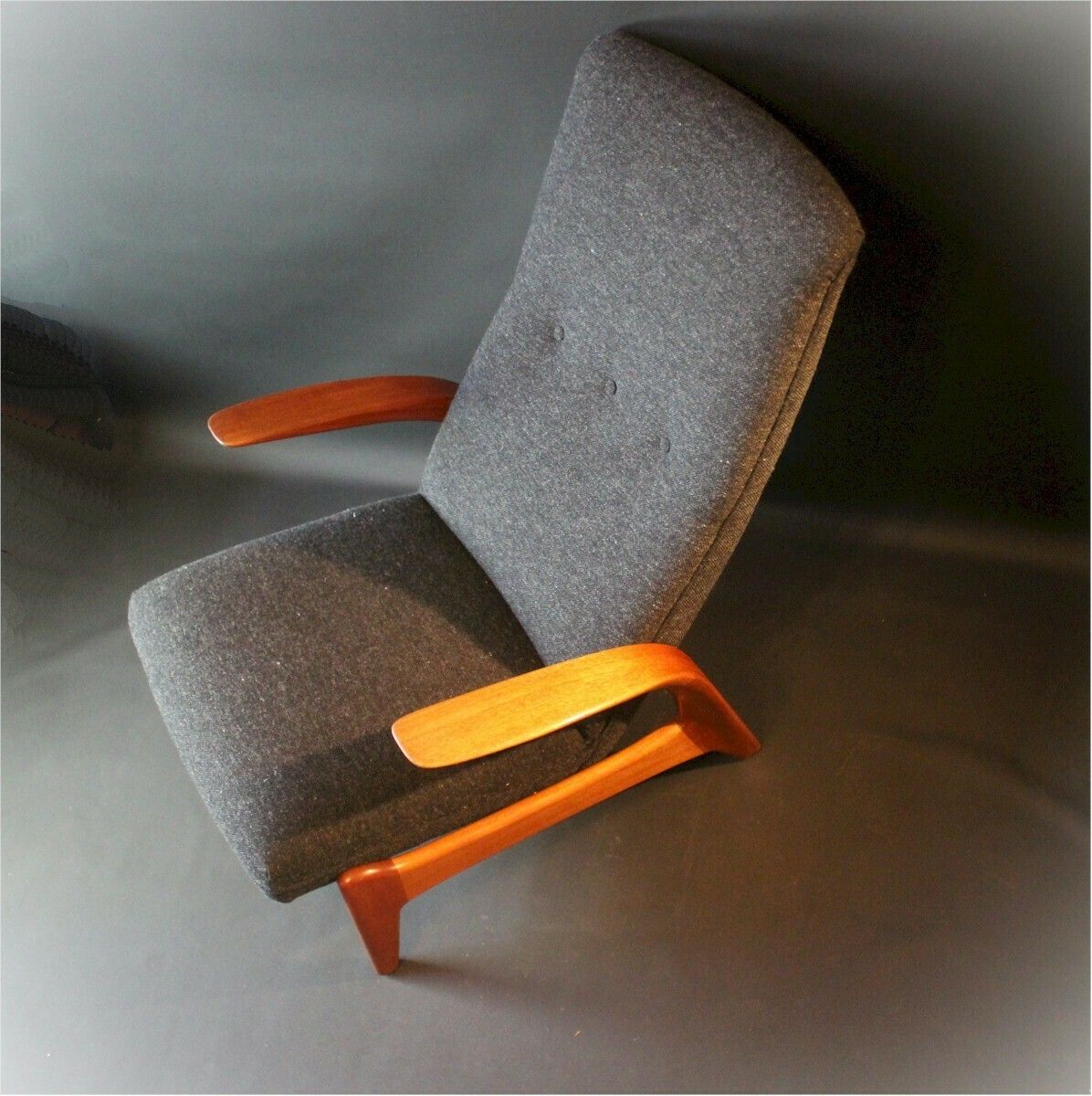 Mid Century Rock 'N' Rest Teak Armchair By Gimson & Slater photo for sale