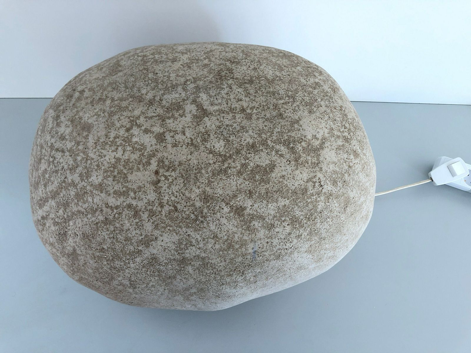 Fiberglass Xxl Table Lamp In Stone Form By Falkenberg, 1980s, Germany photo vinterior