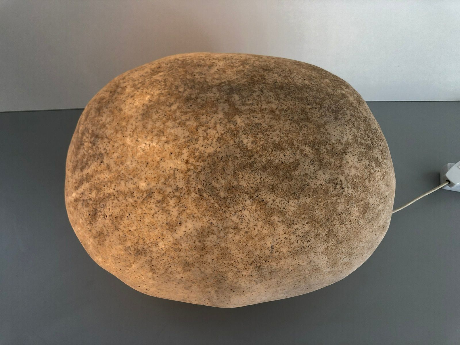 Fiberglass Xxl Table Lamp In Stone Form By Falkenberg, 1980s, Germany photo buy