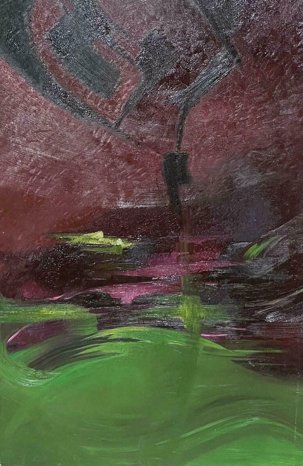 French Schoolvery Large 20th Century French Expressionist Abstract Oil Painting On Canvas