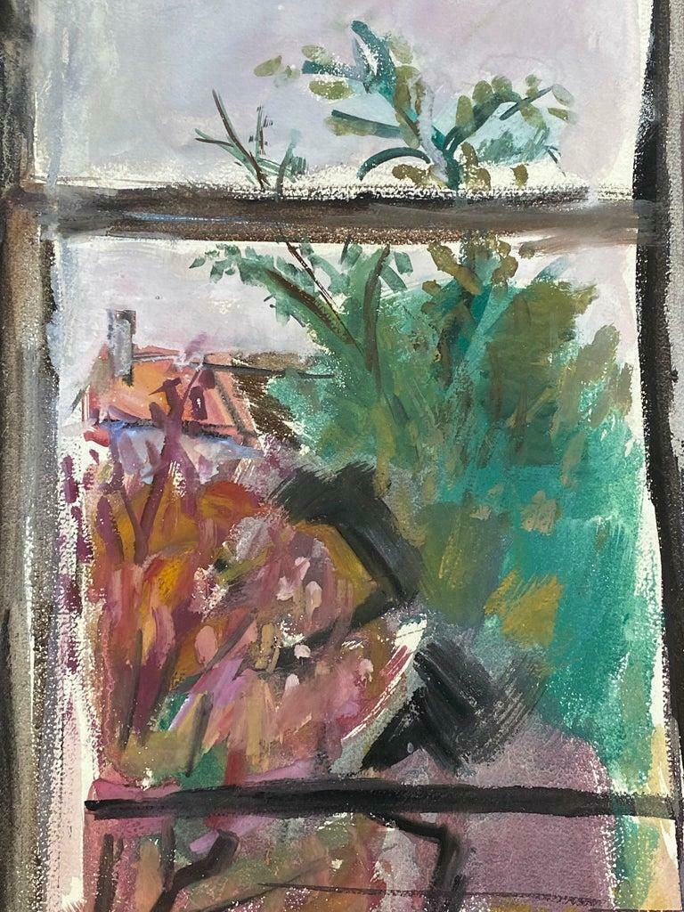 édouard Righetti (1924 2001)mid Century French Post Impressionist Painting, Sunrise Through Window1950's photo for sale