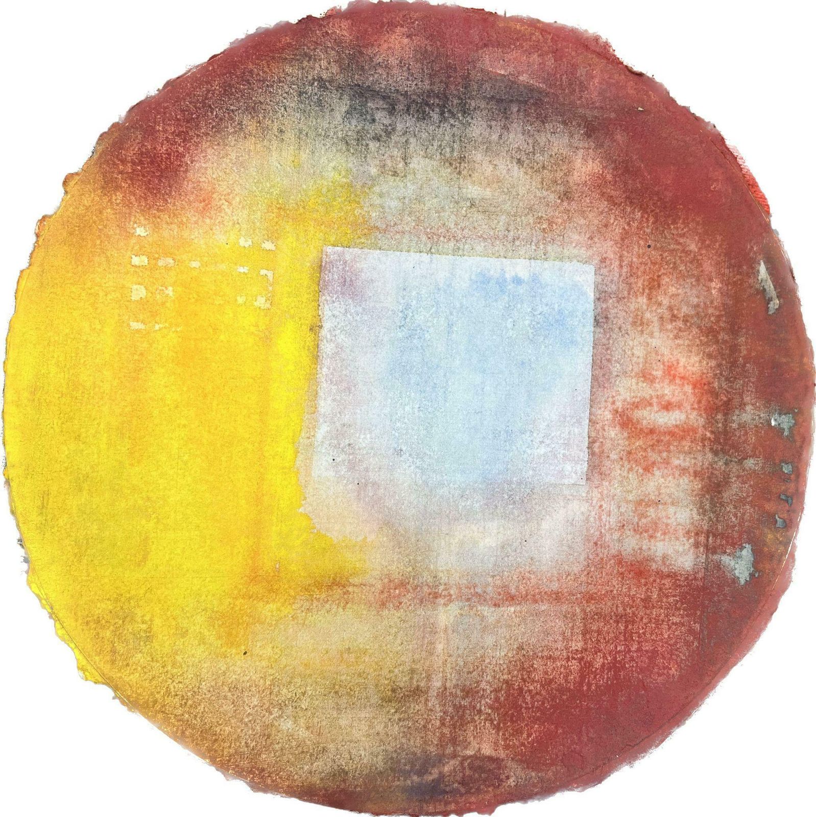 Jacques Coulais (1955 2011)french Expressionist Abstract Original Painting Artists Studio Provenance