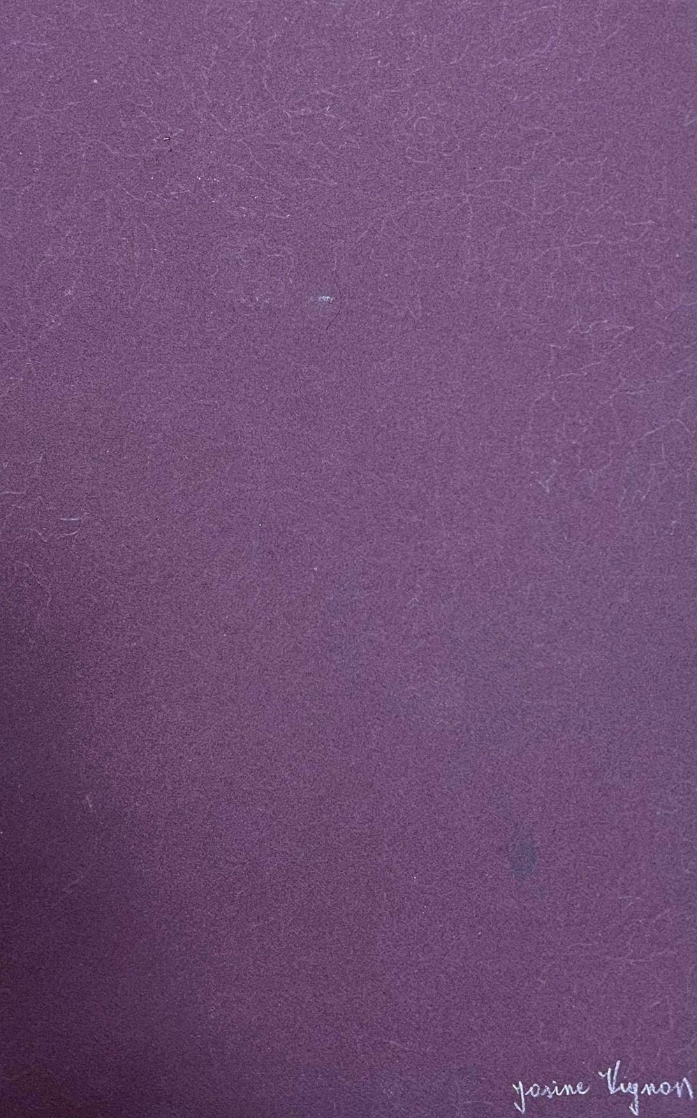 Josine Vignonmid Century French Illustration Leafs On Purple Paper Wallpaper Design1950s photo 1020.0