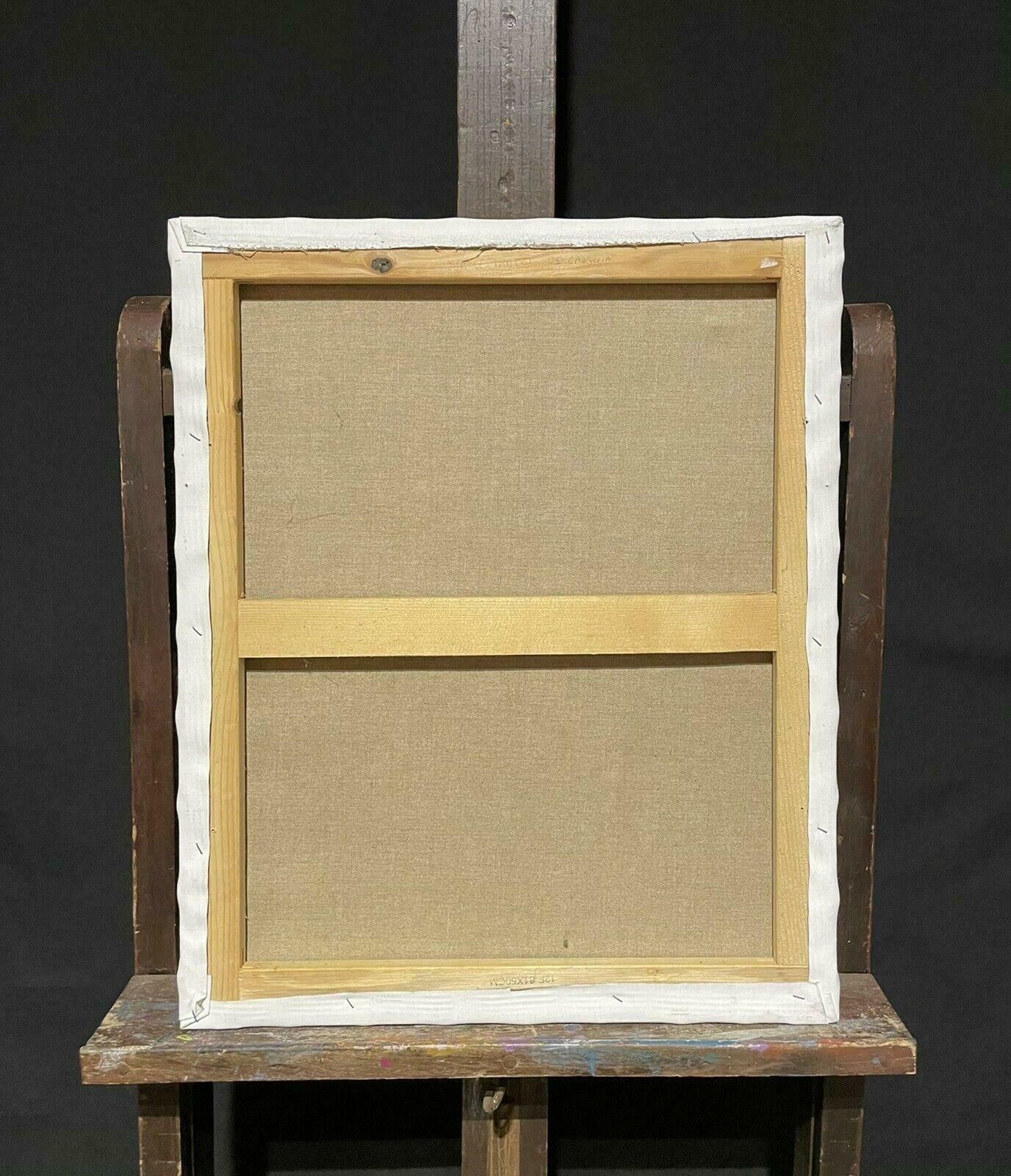 Claudine Ribouletclaudine Riboulet (French 1924 2013) Large Signed Oil   Portrait Of A Womanmid Century photo vinterior
