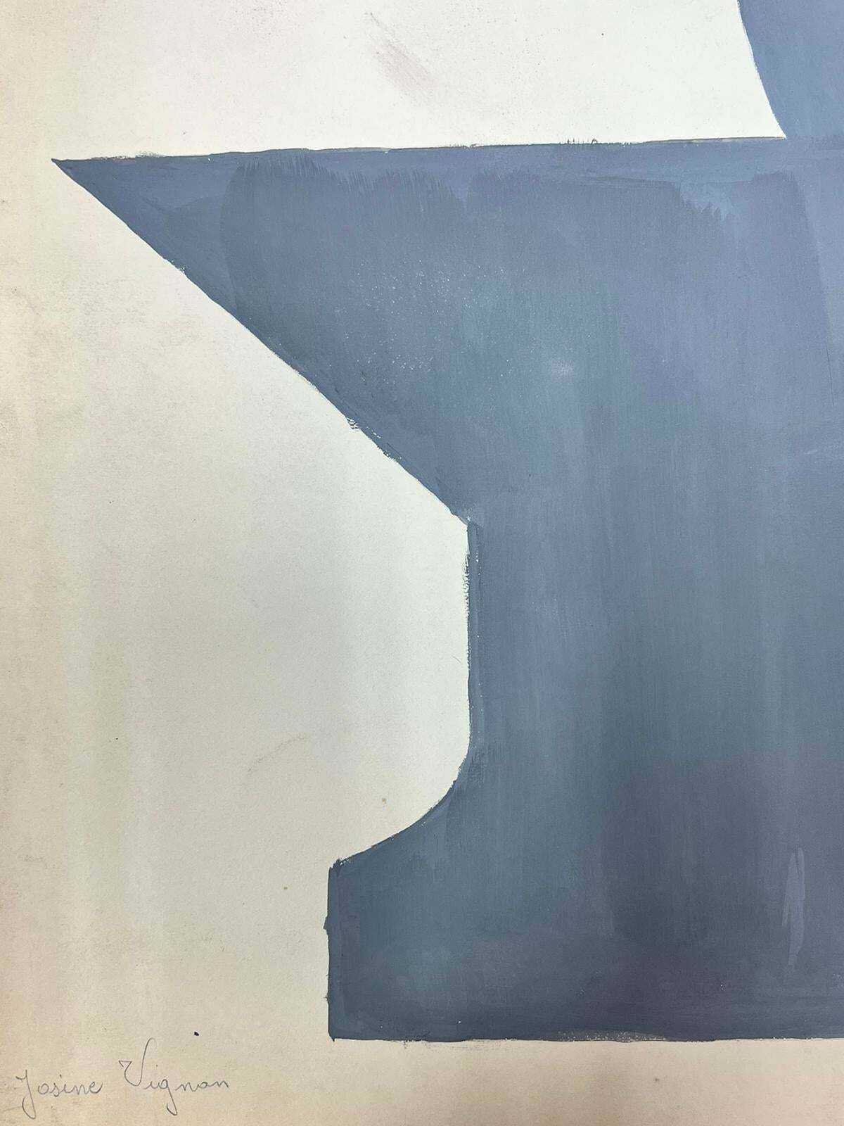 Josine Vignonmid Century French Illustration Of A Grey Abstract Hardware Utensils Sketch 1960's photo furniture