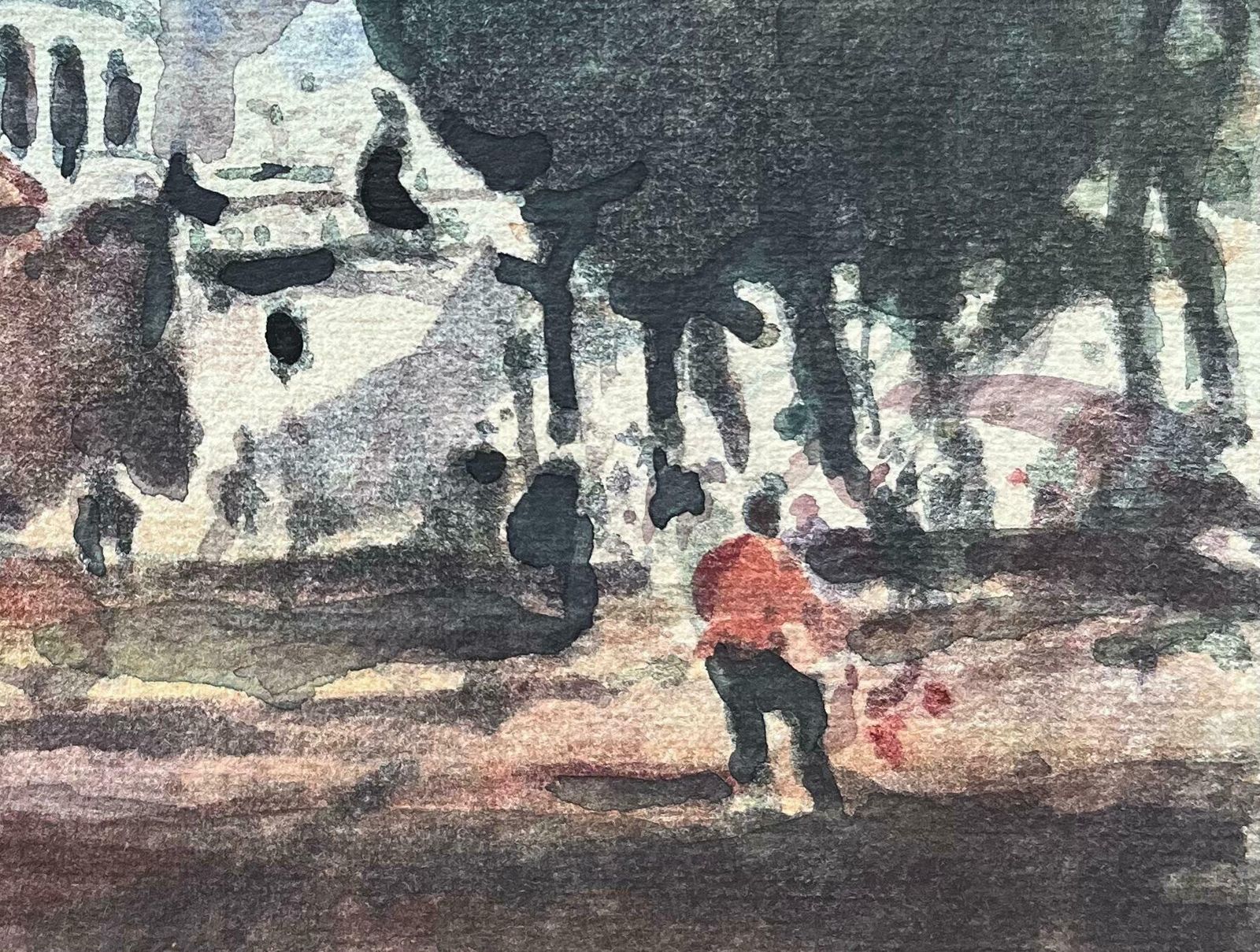 Maurice Mazeiliefrench Impressionist Watercolor Of Sacré Cœur In Montmartre In Paris2019 photo 265.0