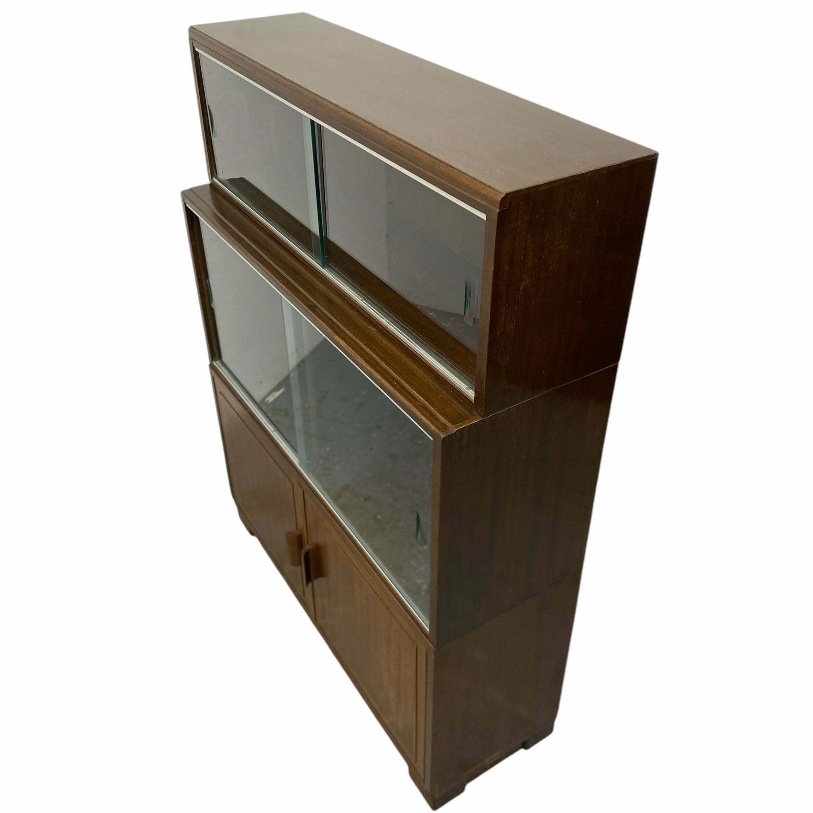 Bookcase Legal 1950s Mahogany Modular Minty Oxford photo 390.0