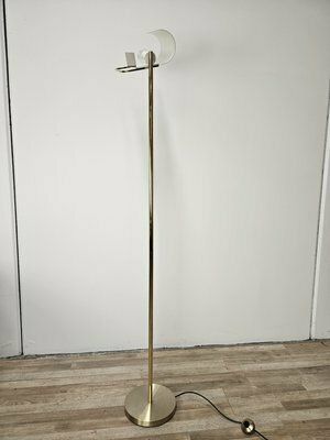 Adjustable Brass Floor Lamp By Pia Guidetti Crippa For Lumi, 1970s photo Lighting