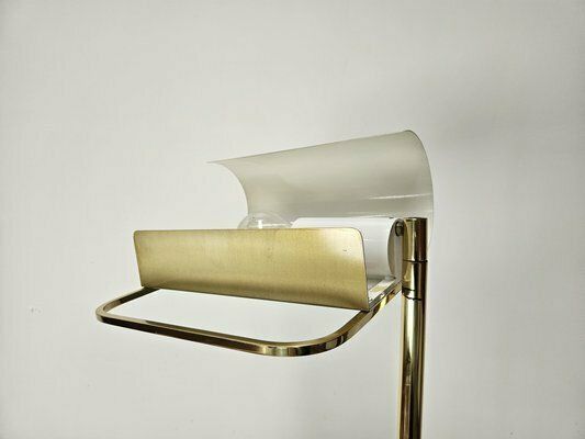 2999.0 Adjustable Brass Floor Lamp By Pia Guidetti Crippa For Lumi, 1970s photo