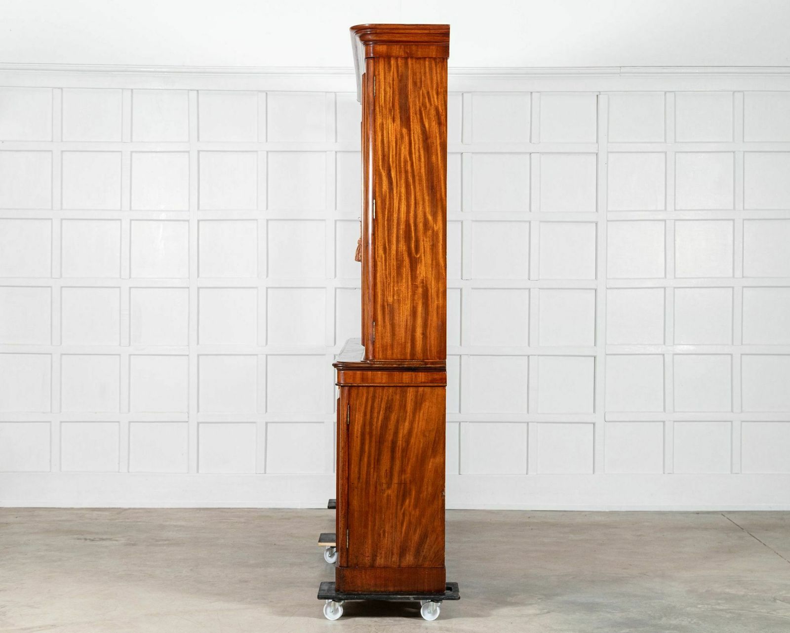 Monumental Early 19thc English Mahogany Glazed Library Bookcase photo 16618.0