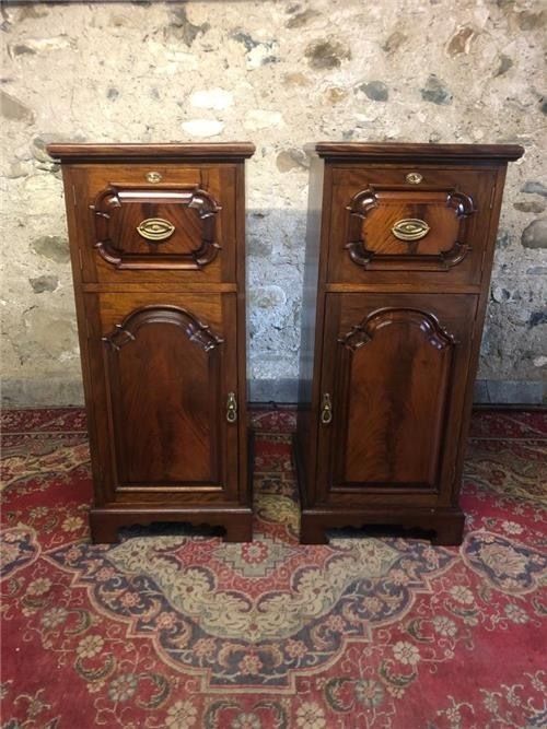 Gorgeous Pair Of Large Tall Cabinets. 090