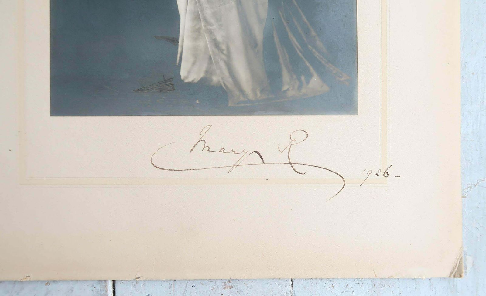 Original Signed Photograph Of Queen Mary Of England By W & D Downey. 1926 photo 350.0