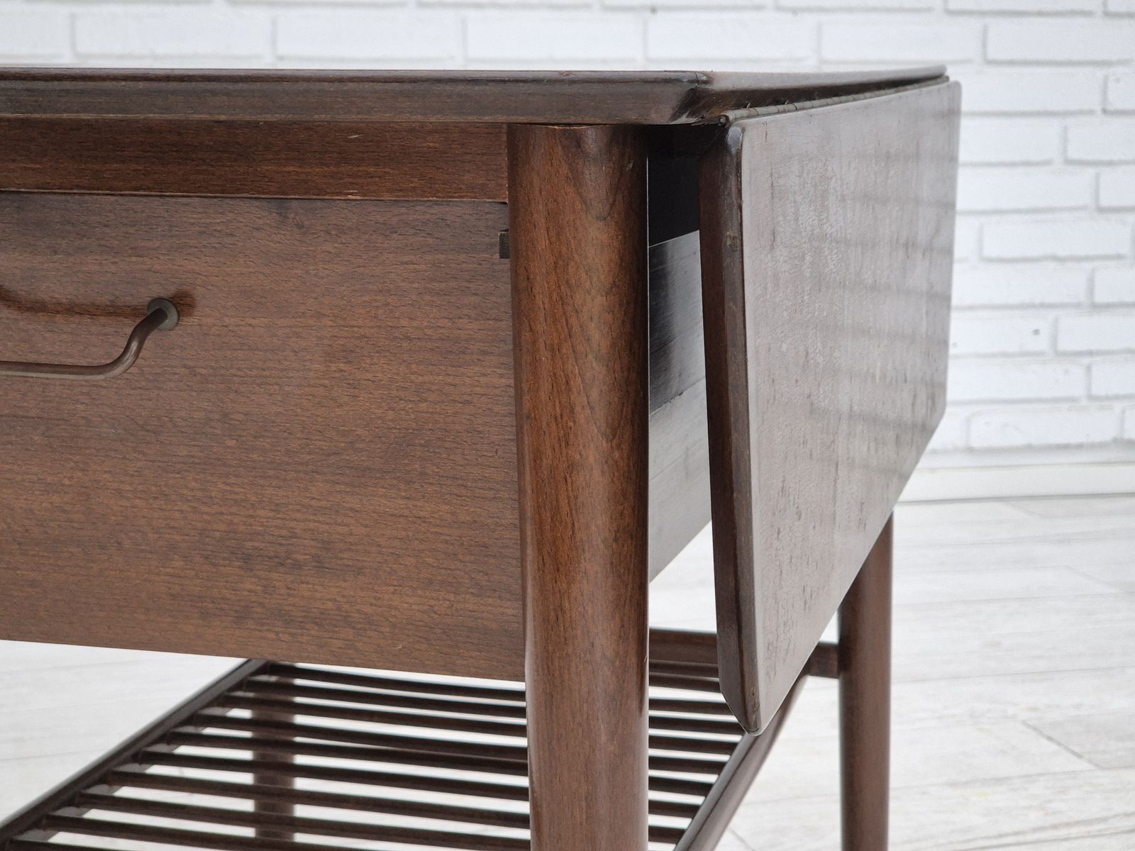 photo furniture 1950s, Danish Foldable Table  Original Condition.