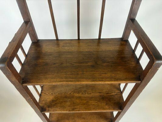 660.0 Art Nouveau Wooden Bookshelf, 1890s photo