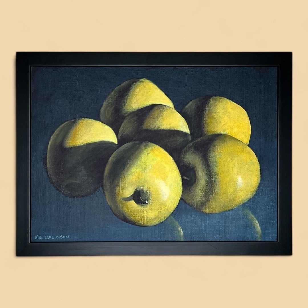 Golden Apples, Oil On Canvas Painting