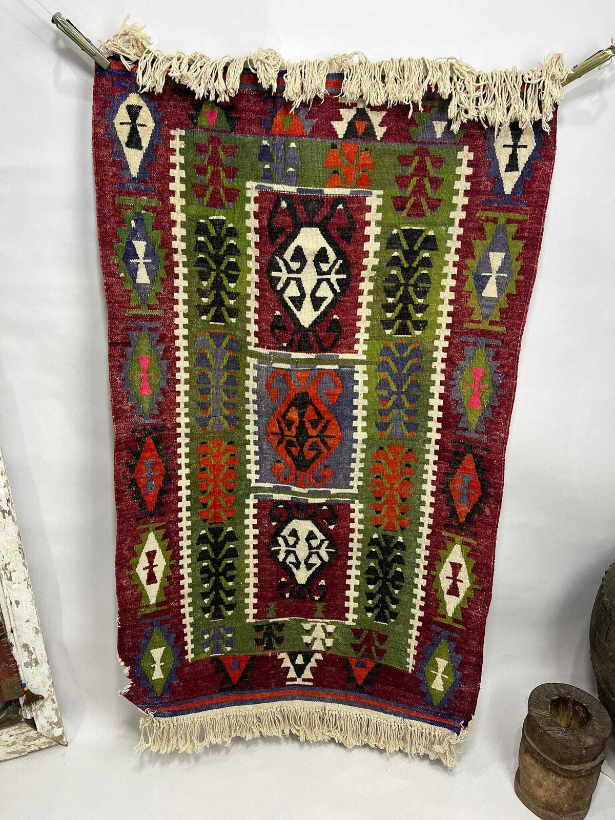 Traditional Turkish Vintage Wool Rug, Vintage Are Rug, Turkish Carpet For Living Room, Anatolian Rug, Area Carpet, Bedroom Rug, Home Decor photo furniture