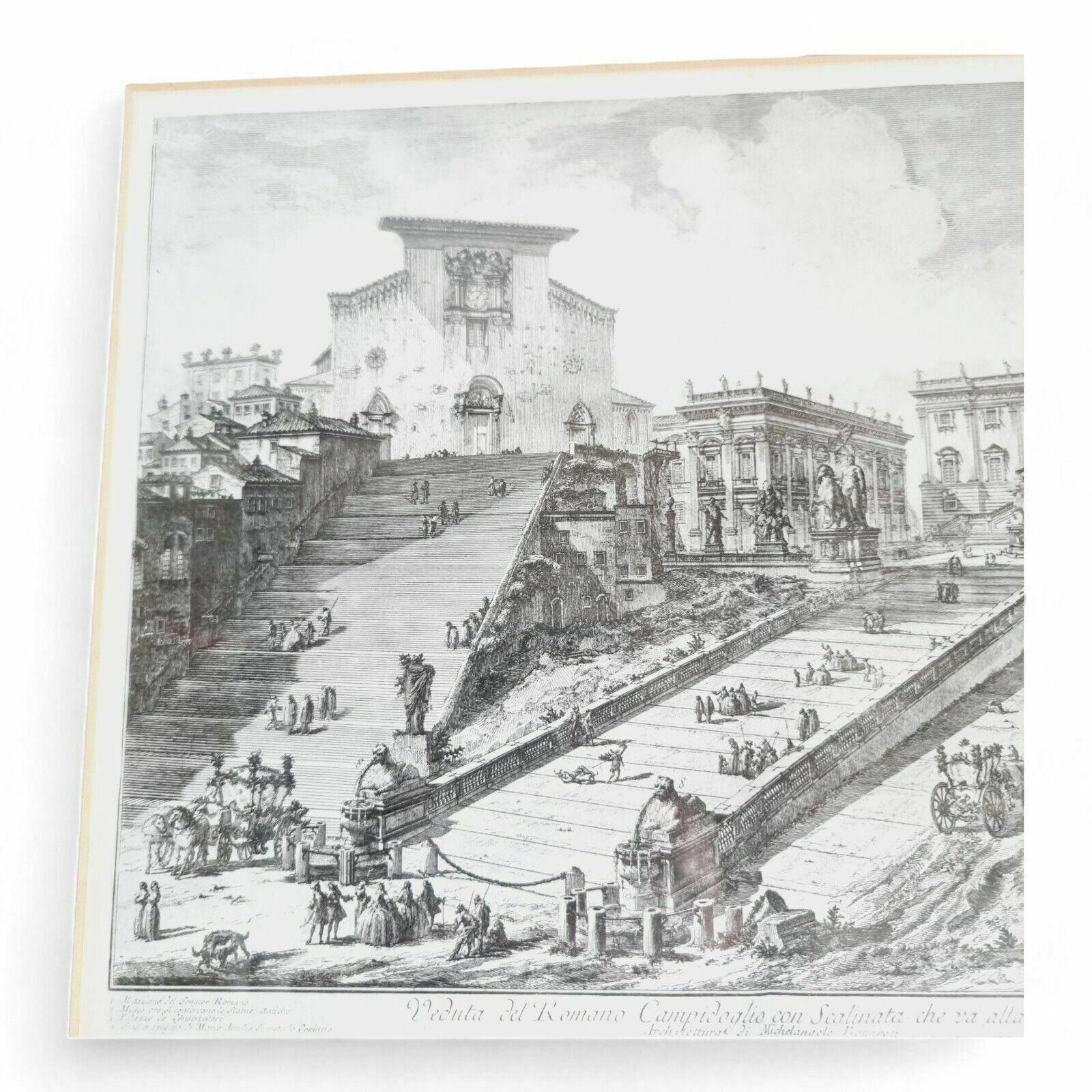 Giovanni Battista Piranesi The Capitol And The Steps Of S. Maria In Aracoeli photo Art