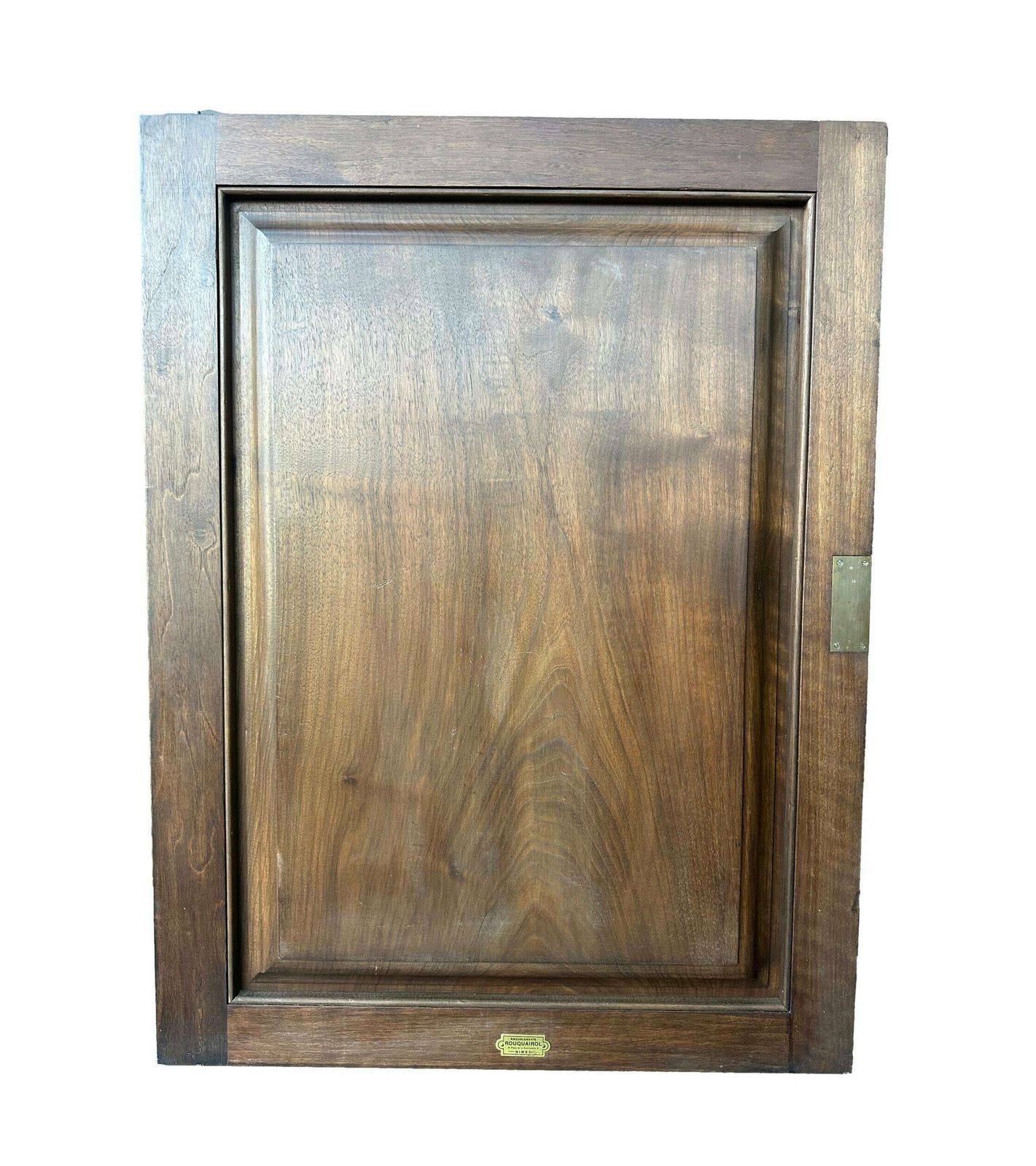 photo for sale Large French Antique Architectural Hand Carved Walnut Oak Wood Door Panel