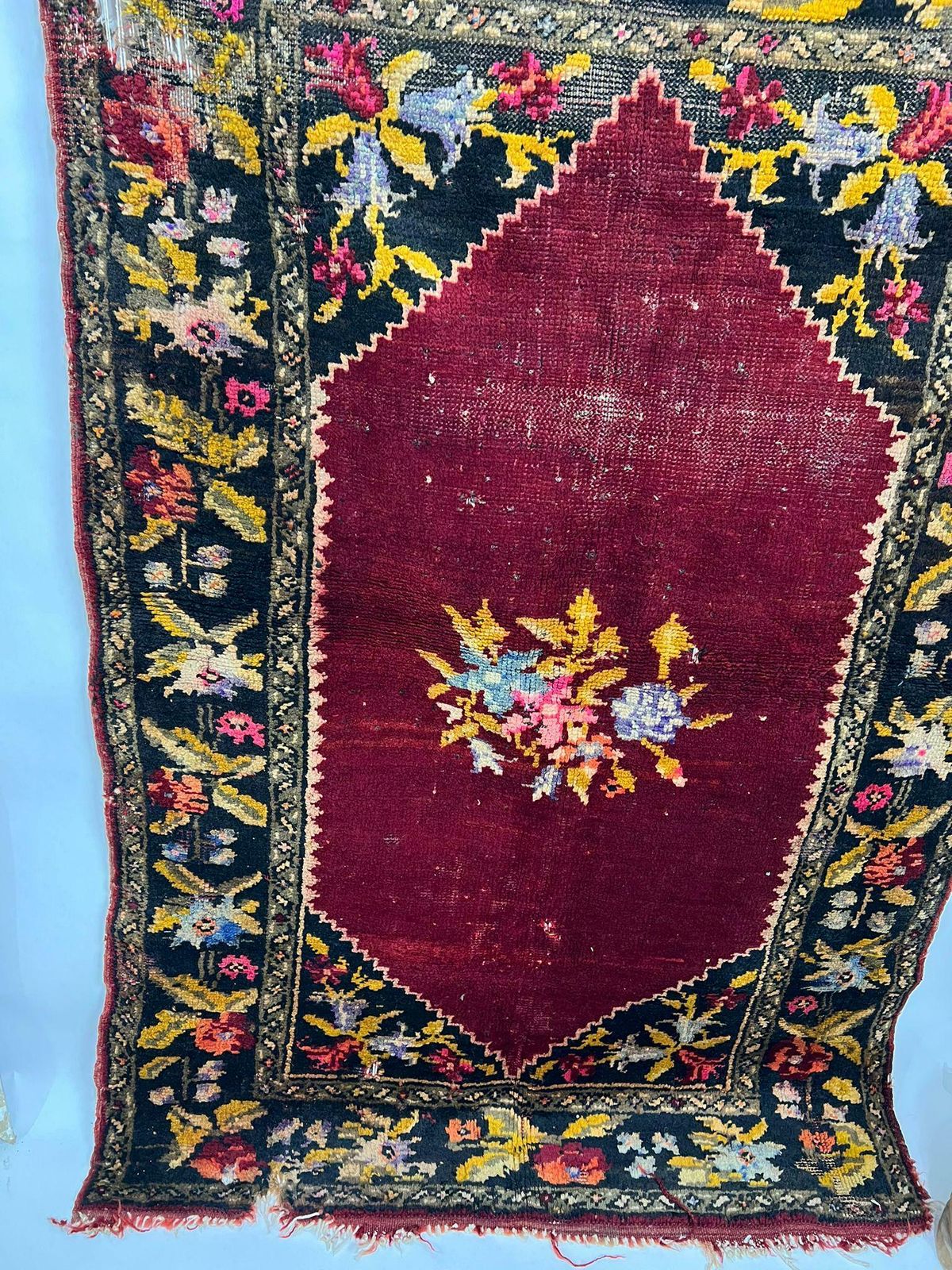 Turkish Vintage Wool Rug, Vintage Are Rug, Turkish Carpet For Living Room, Anatolian Rug, Area Carpet, Bedroom Rug, Home Decor Rug photo vinterior