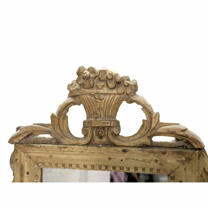 18th Century Mirror In Lacquered Wood, Louis XVI Period photo for sale