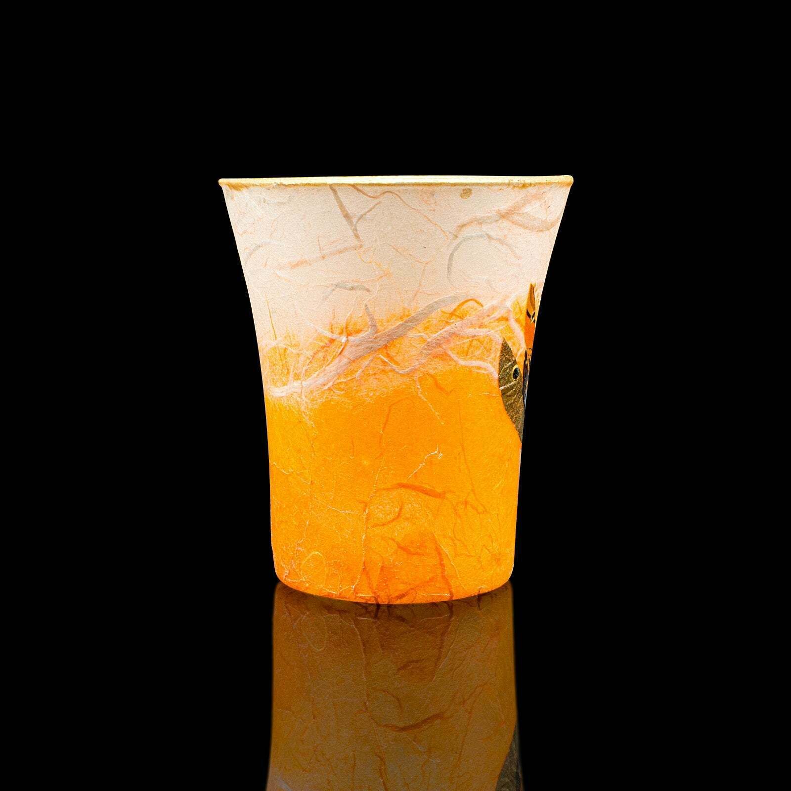 Small Contemporary Posy Jar, English, Art Glass, Flower Vase, Tea Light Holder photo for sale