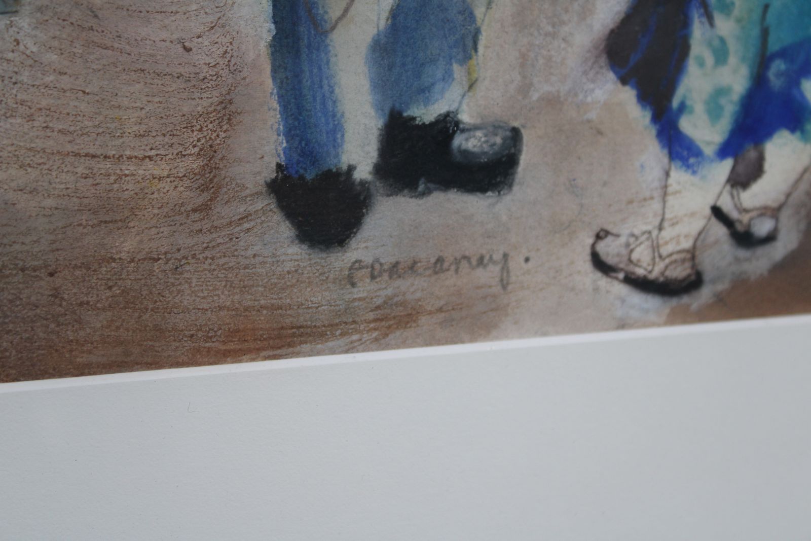 'Ringside' Framed Mixed Media Painting By Emil Dacanay photo furniture