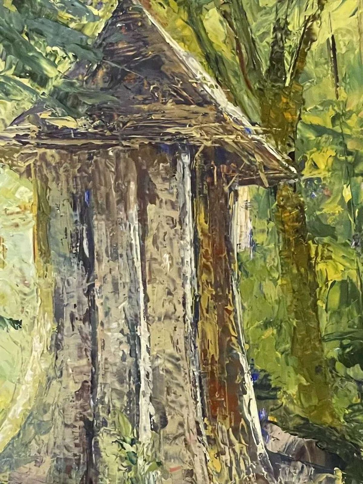 Original Oil Painting By June Dudleston  The Walls At Versailles photo for sale
