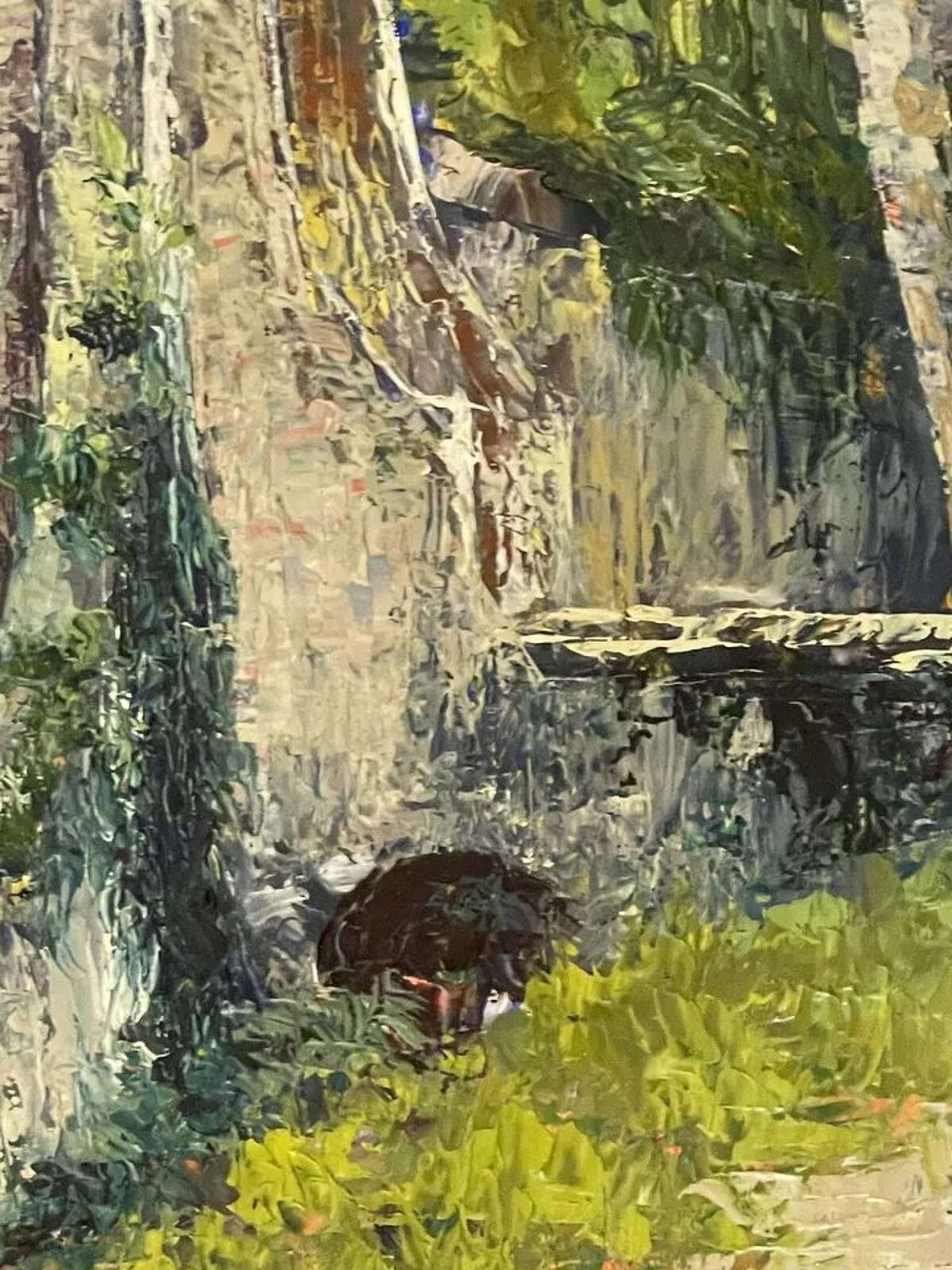 Original Oil Painting By June Dudleston  The Walls At Versailles photo Art