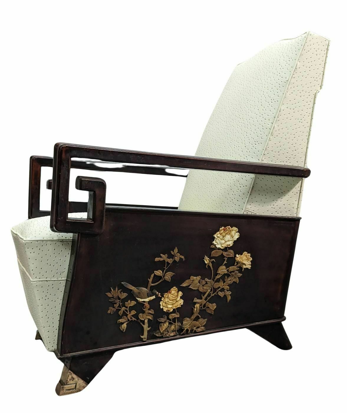 Pair Of 1940s Armchairs In An Asian Style photo Furniture