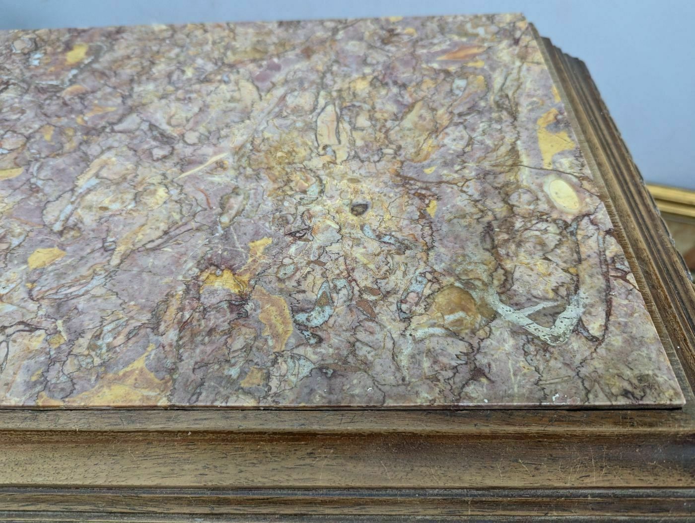 Collector's Display Case In Walnut 1900 Louis XVI Style photo buy