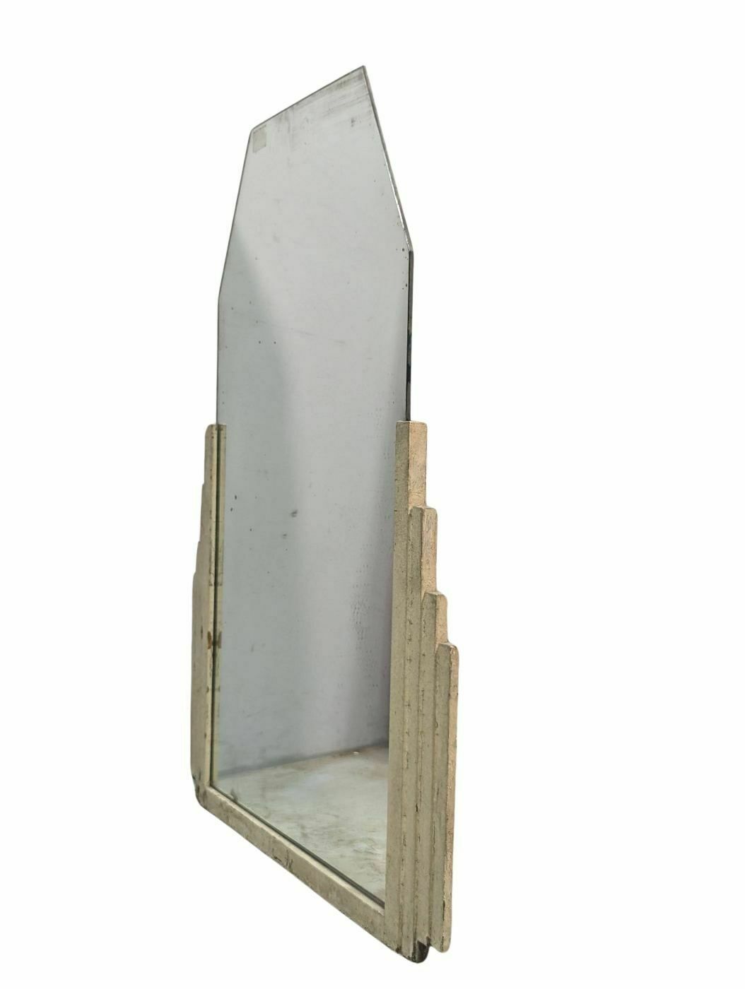 Pair Of 1930s Art Deco Modernist Mirrors In Lacquered Wood photo furniture