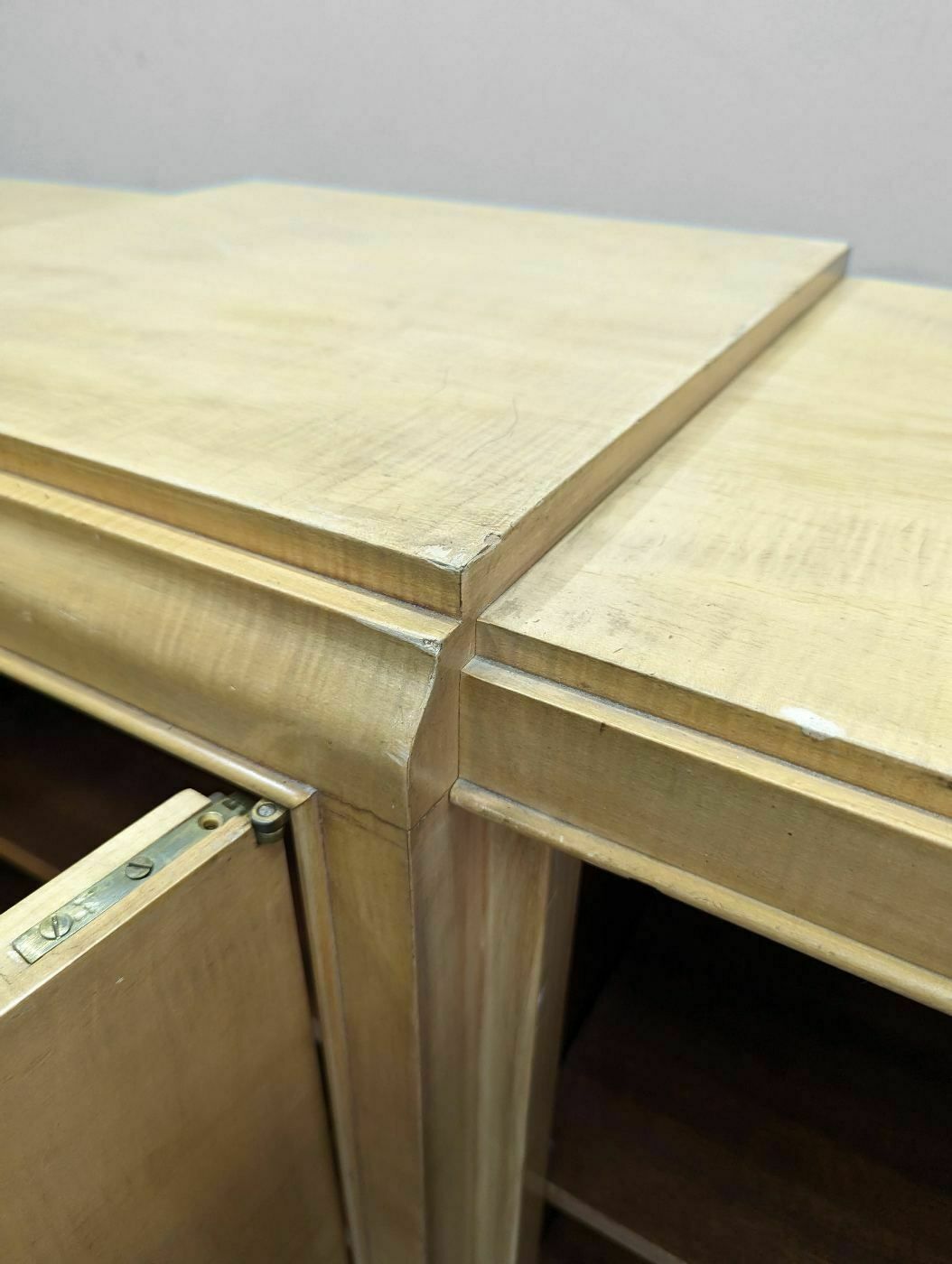 1940s Sycamore Maple Veneer Cabinet By Jules Leleu photo buy