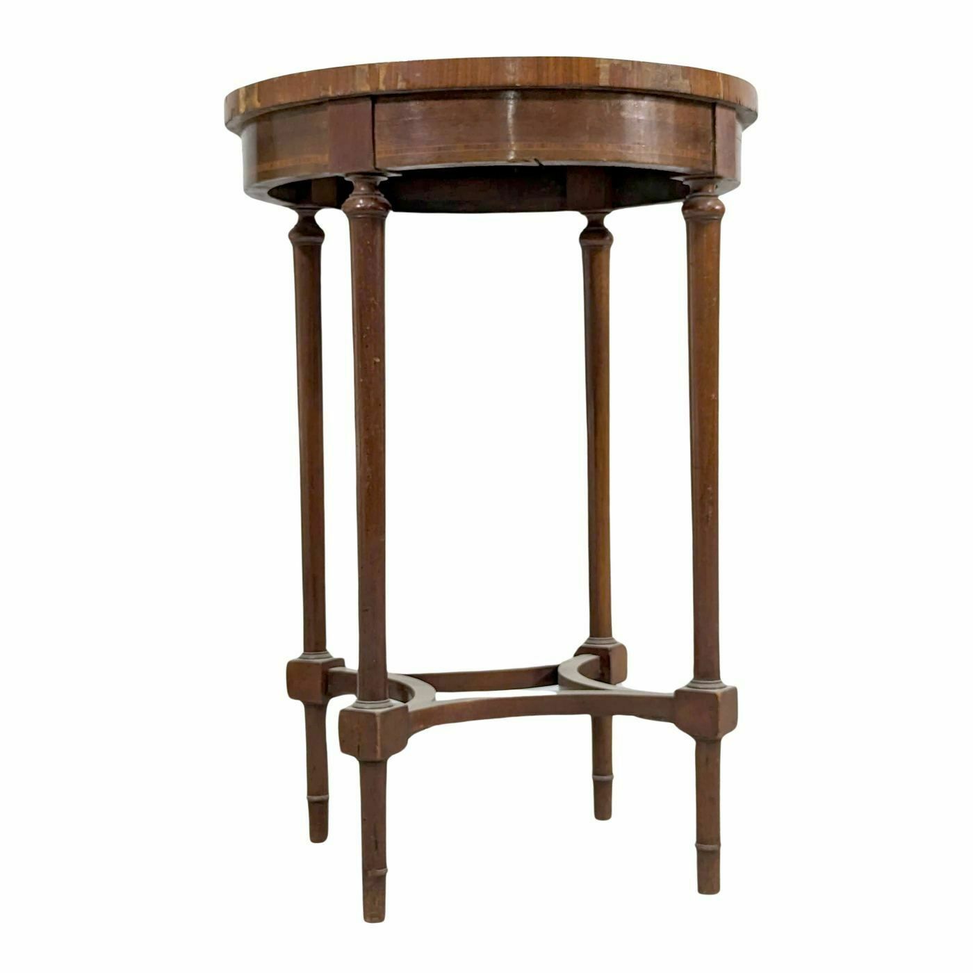 Louis XVI Style Mahogany Side Table From The Late 19th Century photo for sale