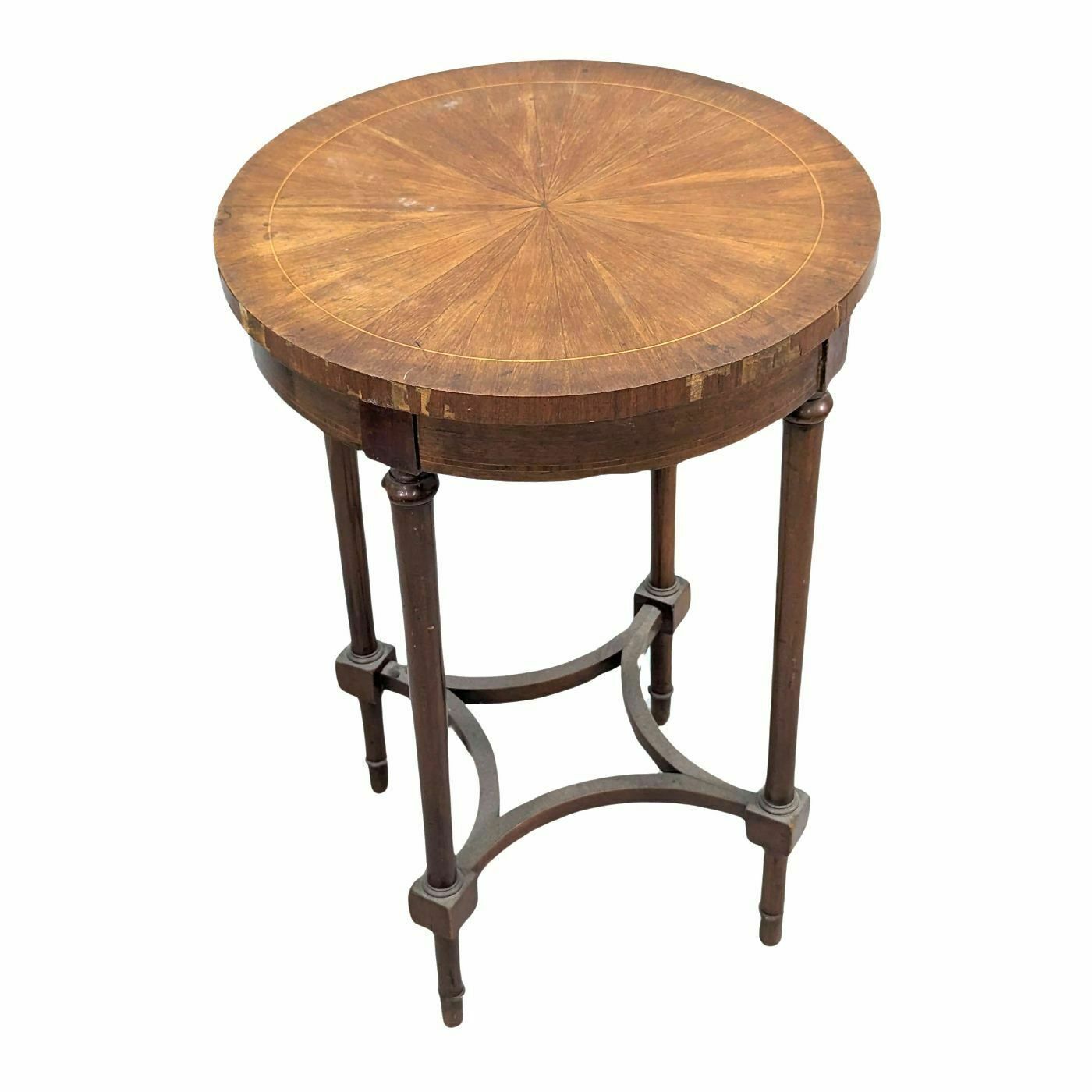 Louis XVI Style Mahogany Side Table From The Late 19th Century photo Furniture