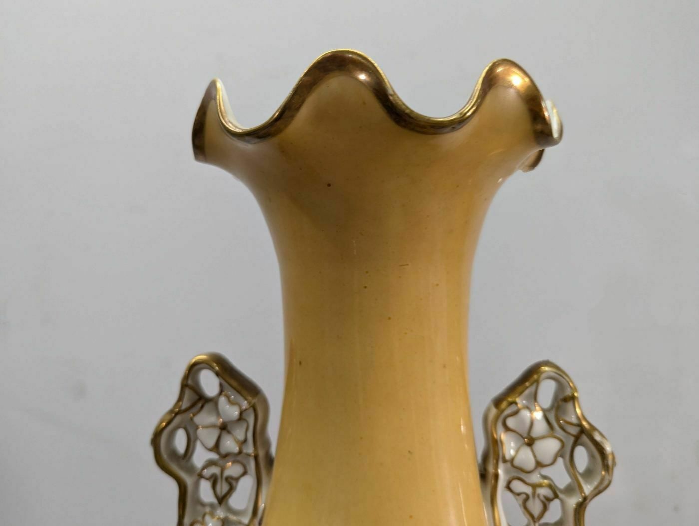 photo for sale 19th Century Paris Porcelain Vases Painted With Roses (Pair)