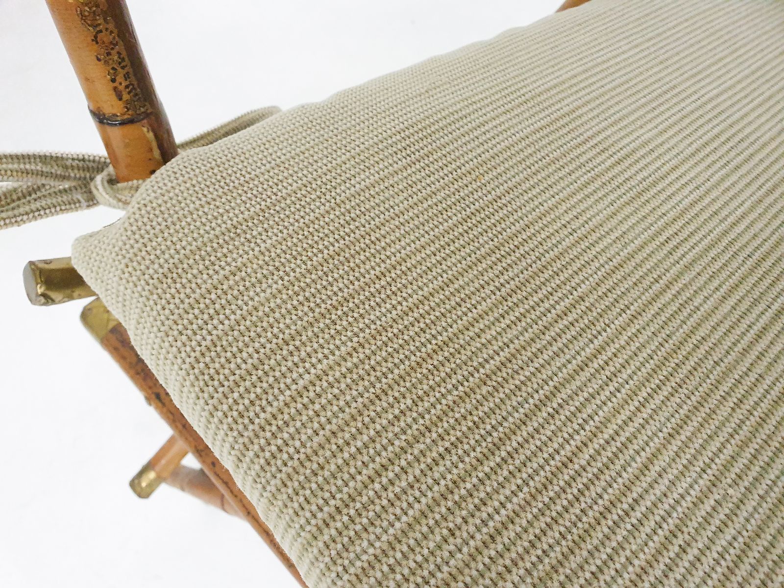 photo furniture Set Of Two Bamboo Arm Chairs, Italy 1960's