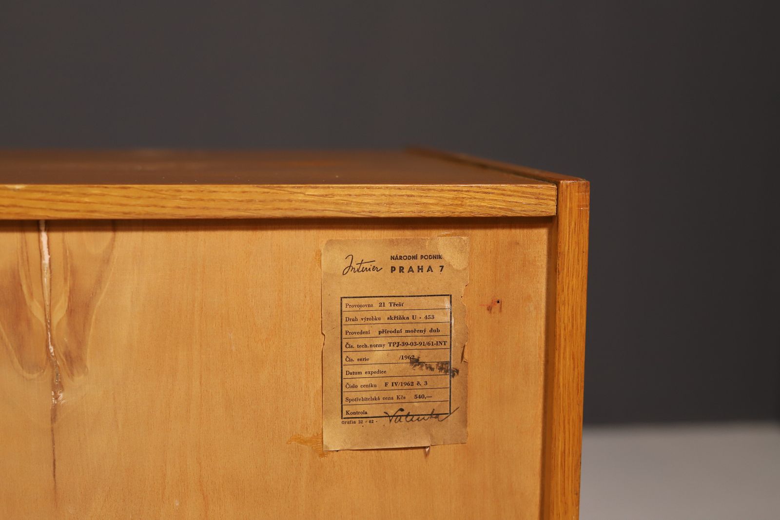 Mid Century Chest Of Drawers U458 By Jiří Jiroutek For Interiér Praha, Czechoslovakia, 1960´S photo 772.0
