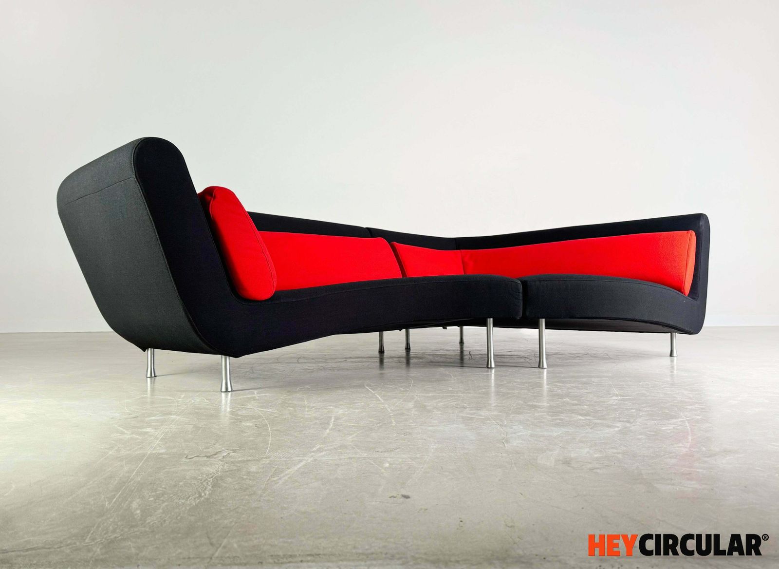 Original Ligne Roset Sofa Yang Couch François Bauchet Kvadrat Black photo Furniture